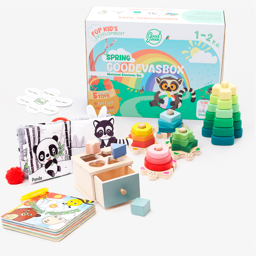Пролетен игрален комплект (1–2 години) — GoodevasBox